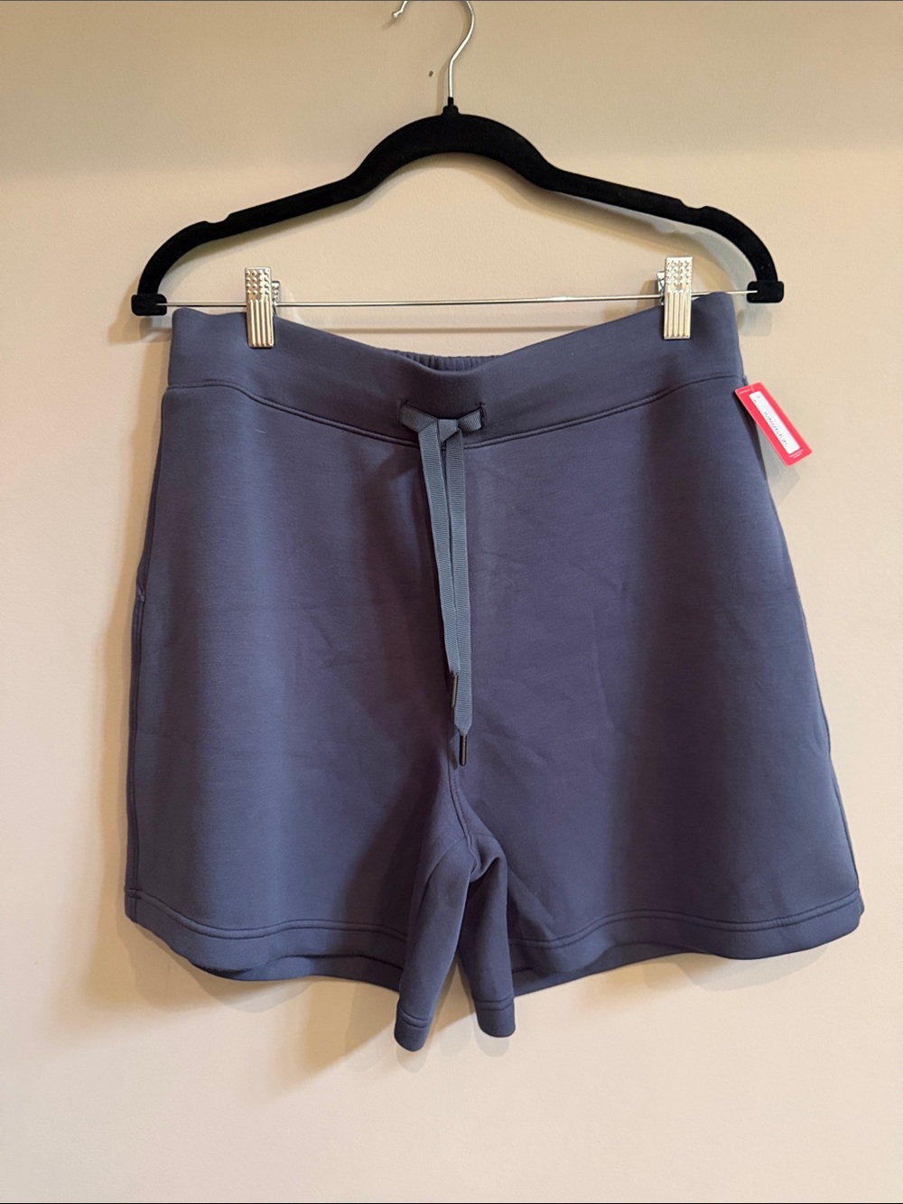 SPANX Slate Gray Drawstring Athletic Shorts